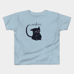 Sassy Cat Says Mmhmm Kids T-Shirt